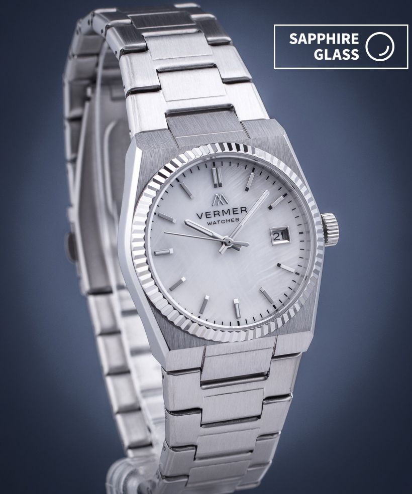 Годинник Жіночий VERMER Caspian Lady Full Silver Steel