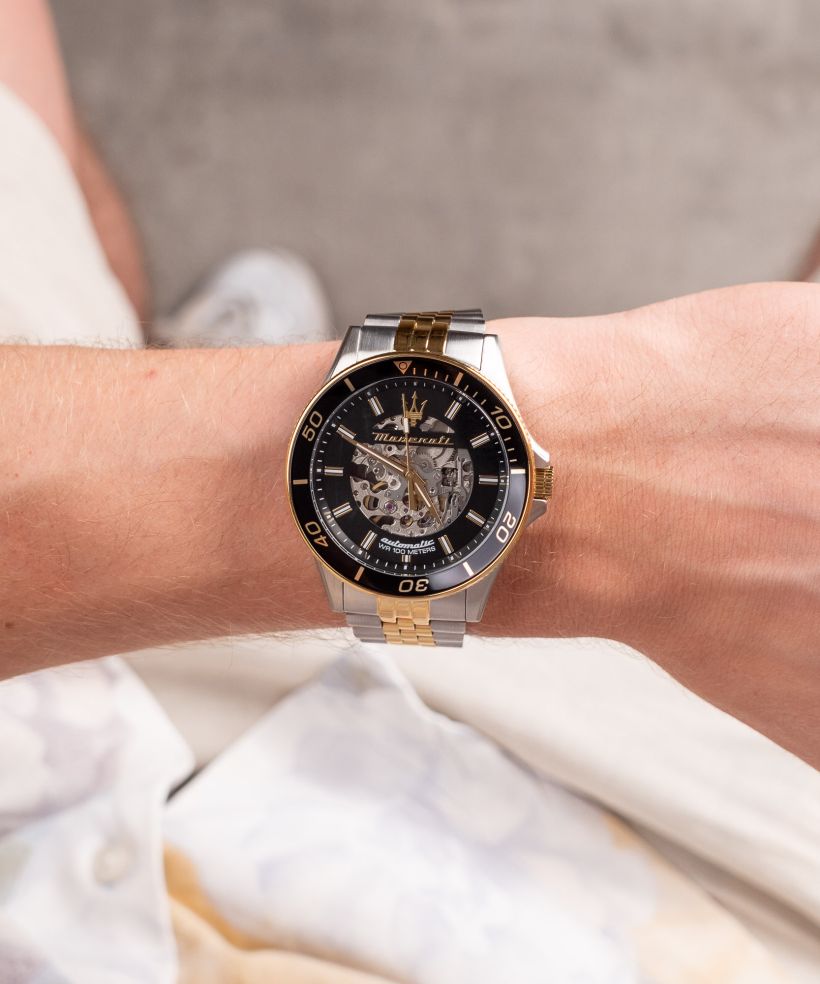 Годинник Чоловічий Maserati Sfida Skeleton Automatic