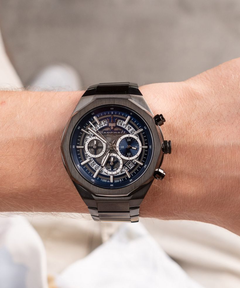 Годинник Чоловічий Maserati Stile Skeleton Chronograph