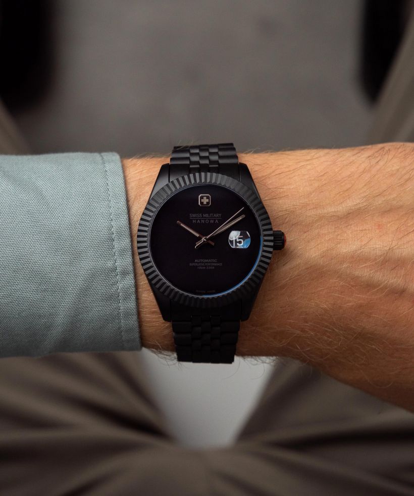 Годинник Чоловічий Swiss Military Hanowa Dark Night Automatic