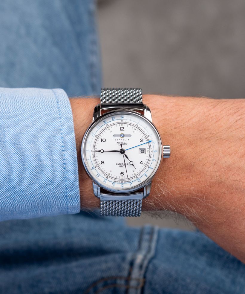 Годинник Чоловічий Zeppelin 100 Jahre Zeppelin GMT Automatik