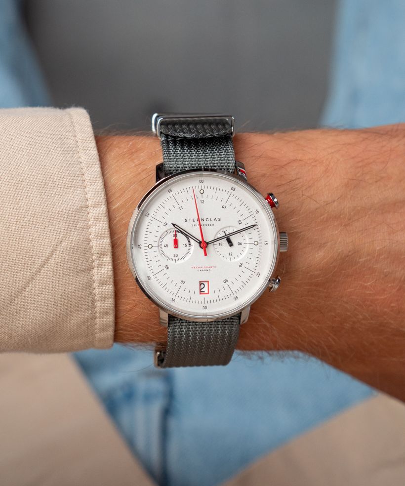 Годинник Чоловічий Sternglas Hamburg Mecha-Quartz Chrono
