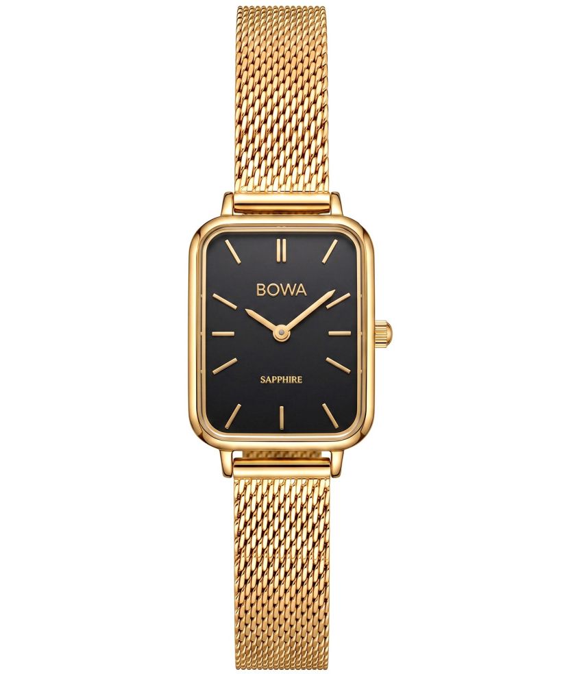 Годинник Жіночий BOWA Dubai Black-Gold Mesh 20