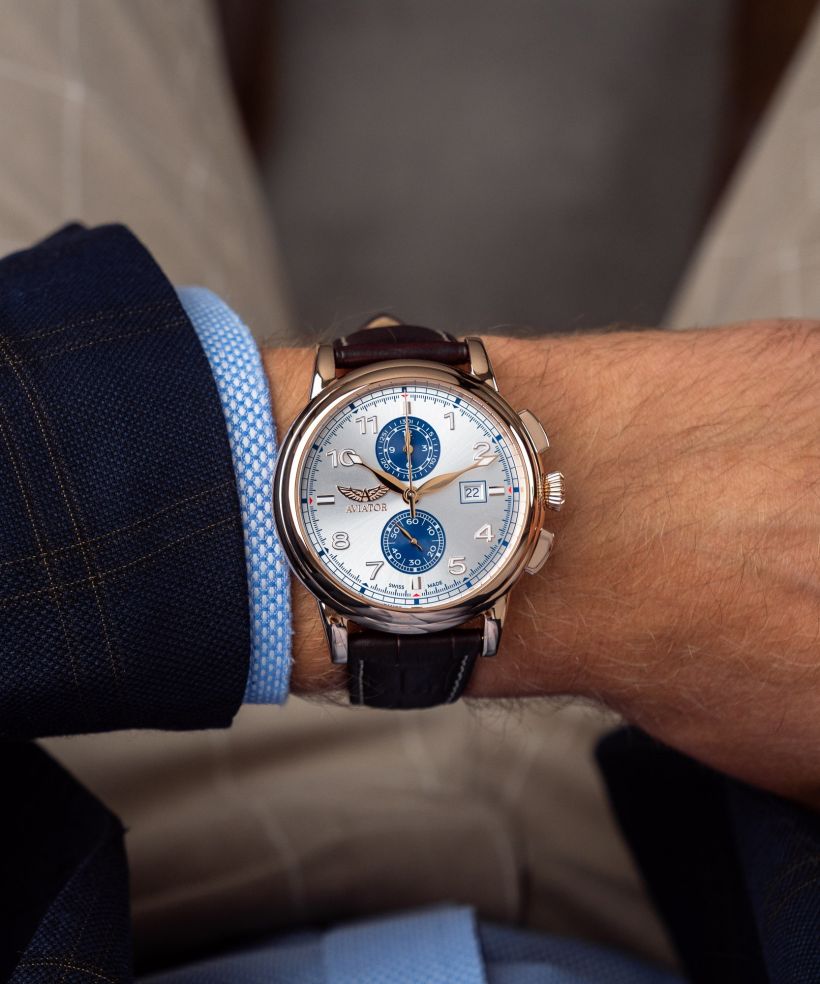 Годинник Чоловічий Aviator Douglas DC-3 Chronograph Limited Edition