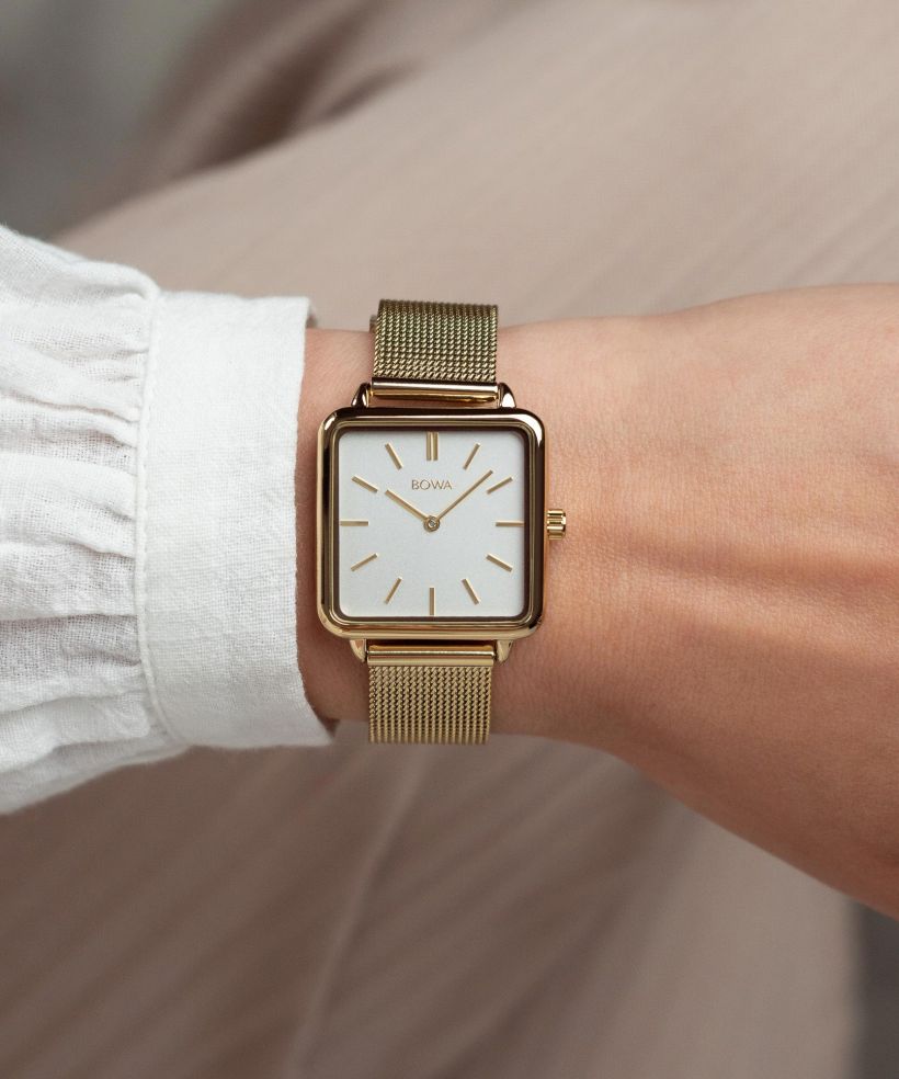 Годинник Жіночий BOWA Vienna White Gold Mesh 29