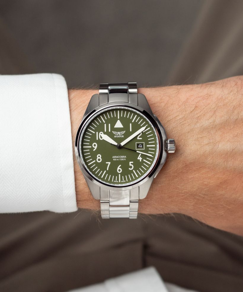 Годинник Чоловічий Aviator Airacobra 43 Type A