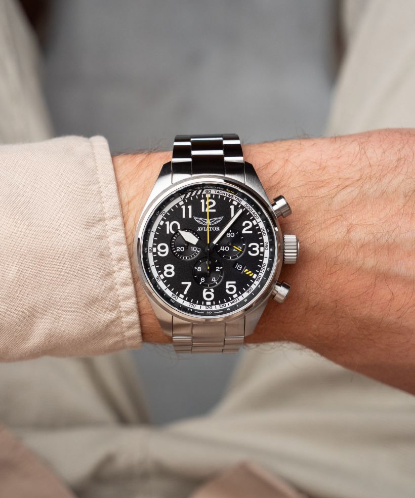 Годинник Чоловічий Aviator Airacobra P45 Chrono