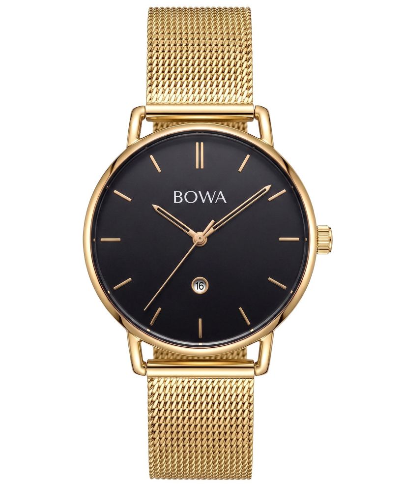 Годинник Жіночий BOWA Milan Black-Gold Mesh 34