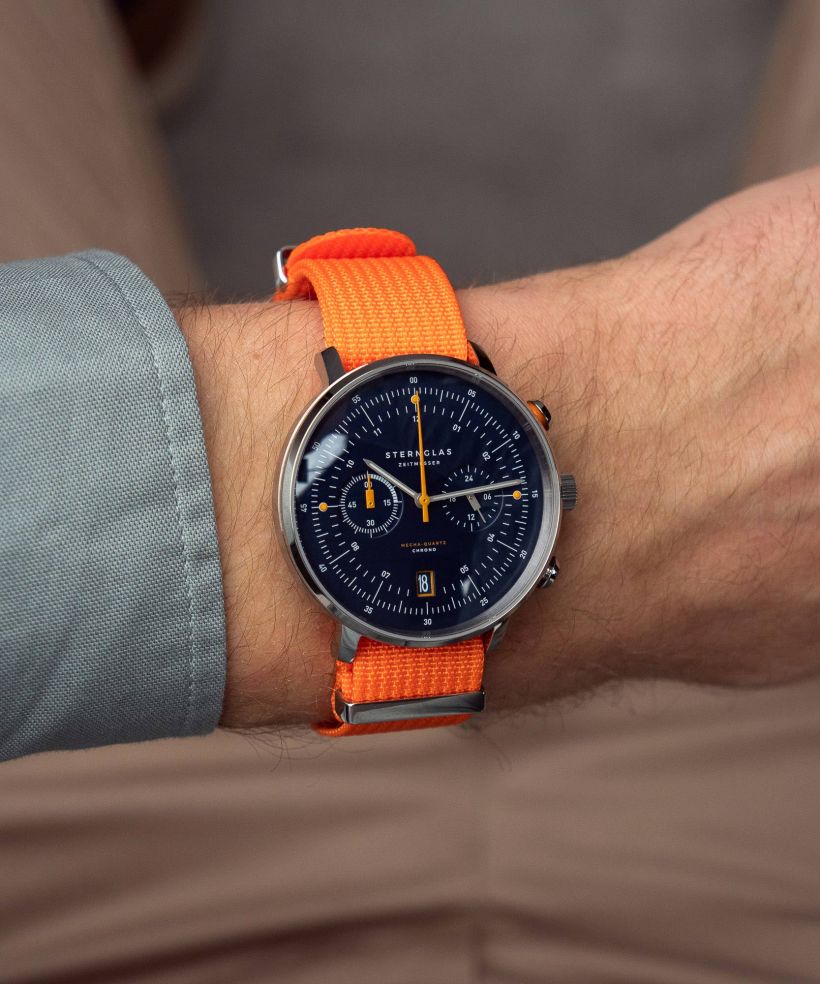 Годинник Чоловічий Sternglas Hamburg Ed Küstemm Chronograph