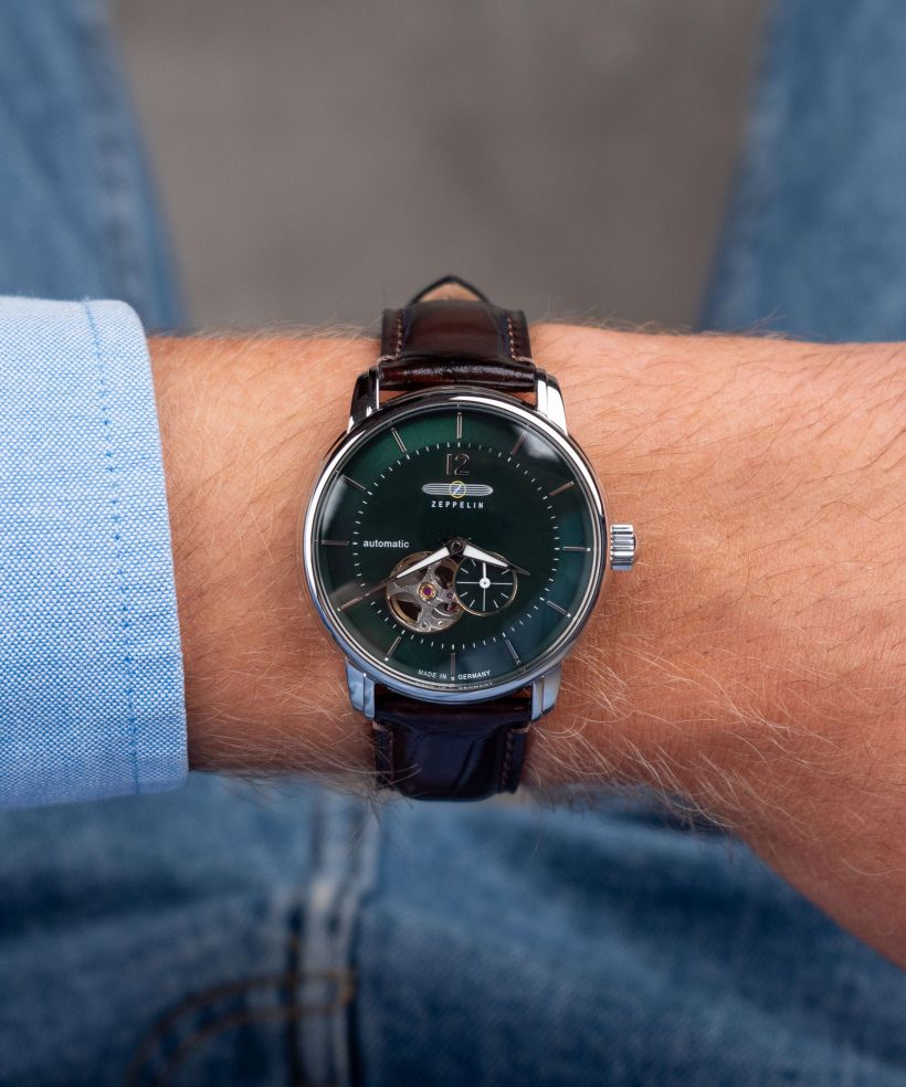 Годинник Чоловічий Zeppelin LZ120 Open Heart Automatic