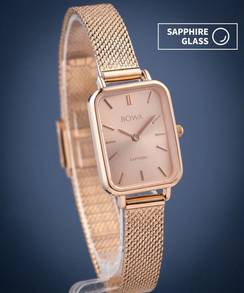 Годинник Жіночий BOWA Dubai Full Rose-Gold Mesh 20