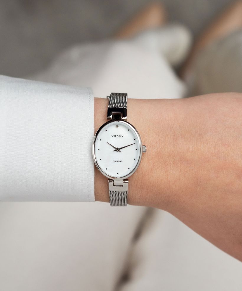 Годинник Жіночий Obaku Oval Diamond