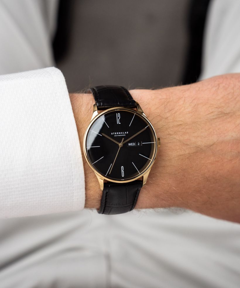 Годинник Чоловічий Sternglas Berlin Metro Piano Black