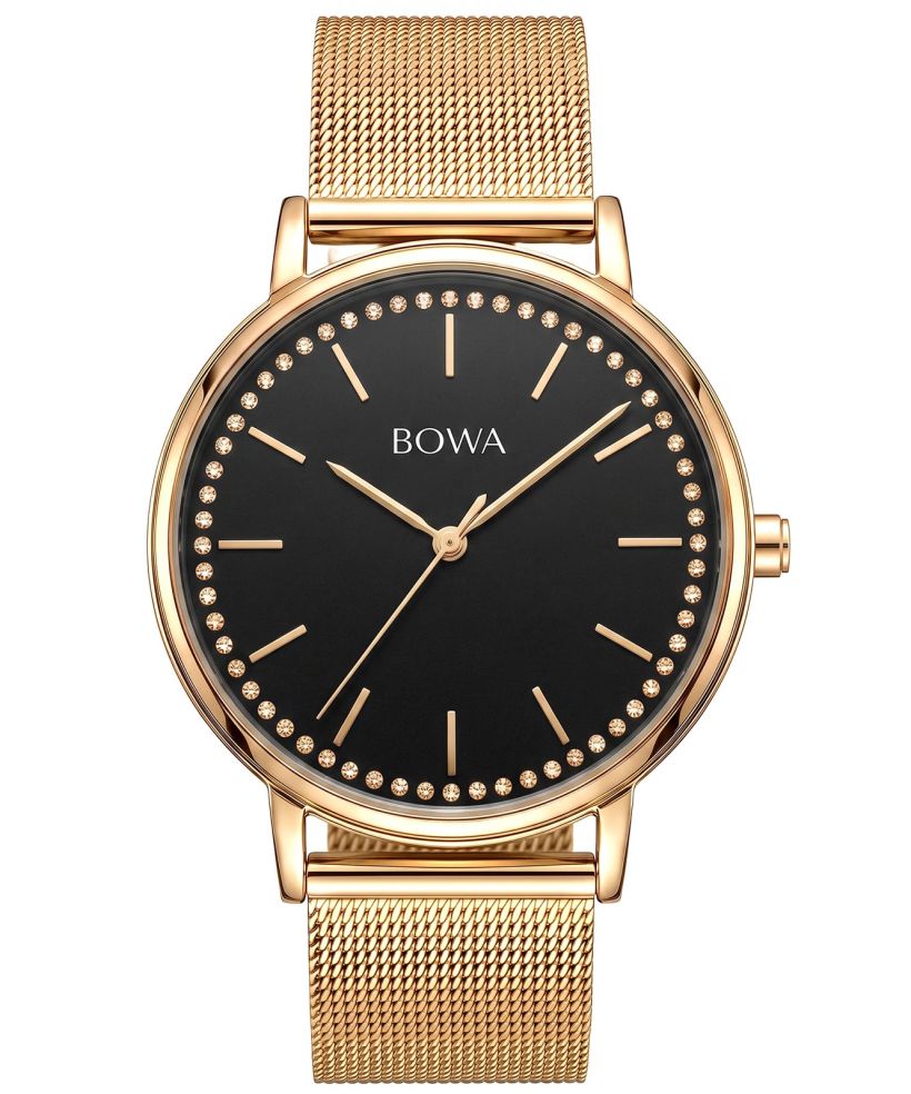 Годинник Жіночий BOWA Rio Black-Gold Mesh 38