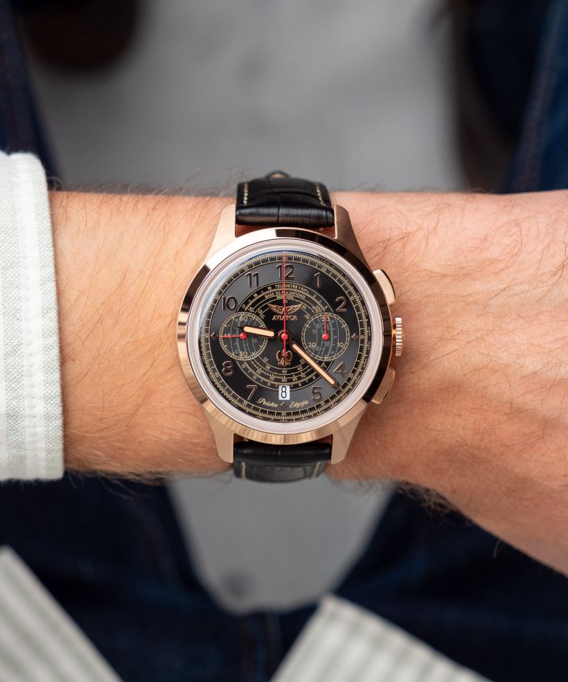 Годинник Чоловічий Aviator Heritage Chronograph Trimeter Limited Edition