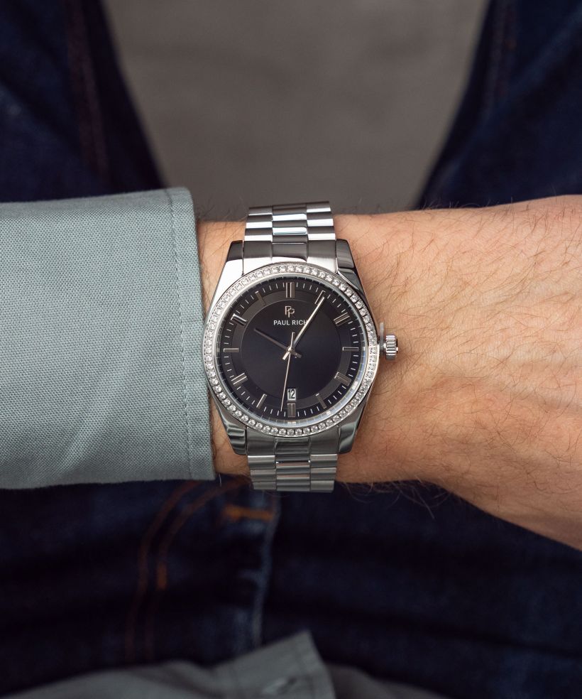 Годинник Чоловічий Paul Rich Legacy Silver Black