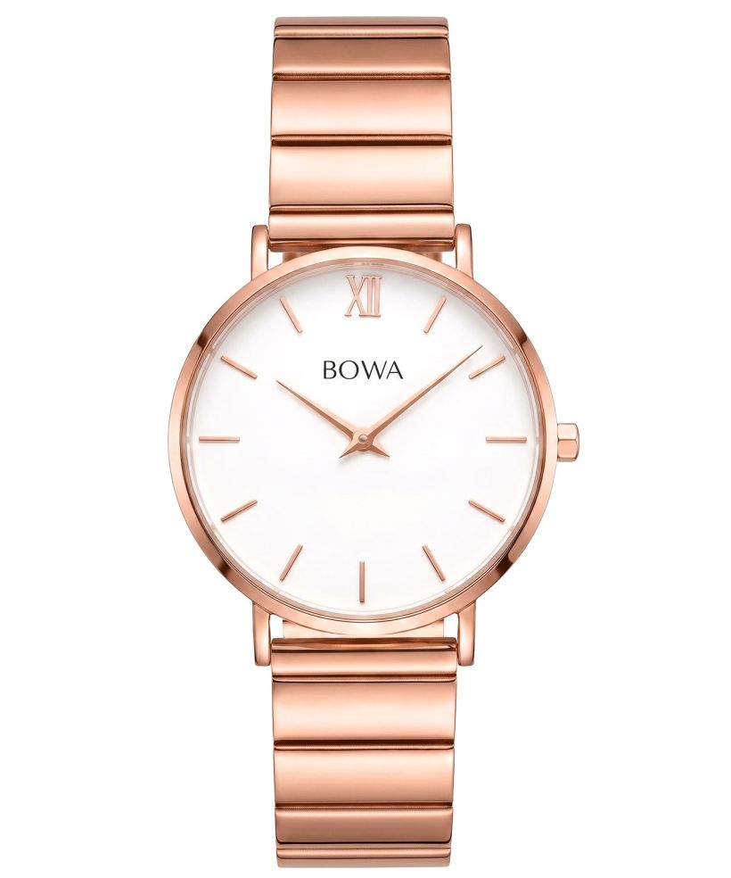 Годинник Жіночий BOWA London White Rose-Gold Steel