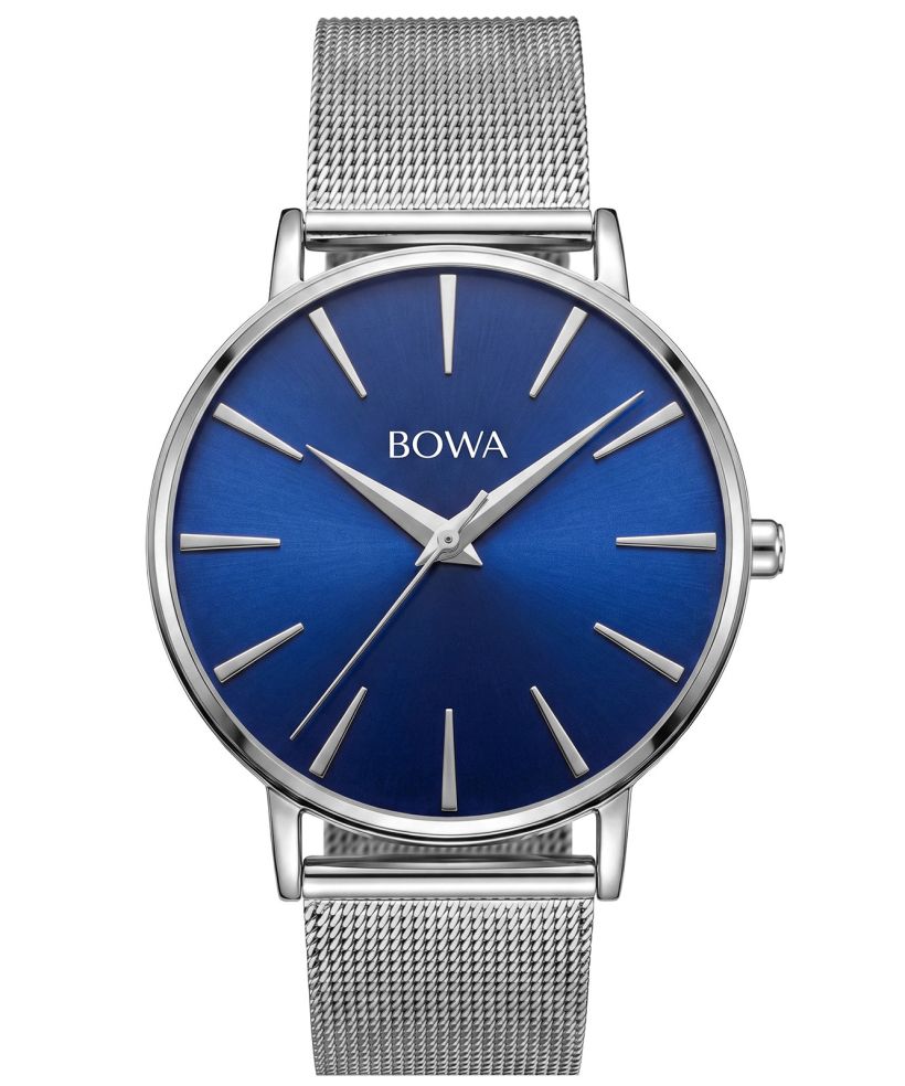 Годинник Жіночий BOWA Praha Navy Blue-Silver Mesh 38