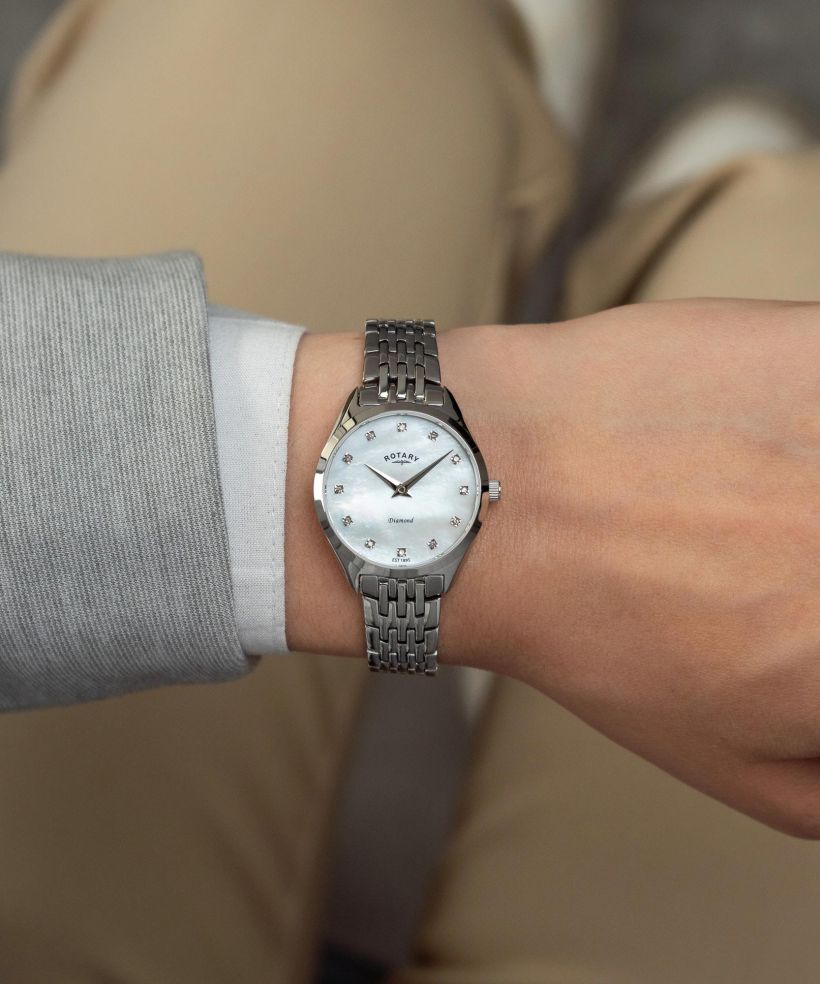 Годинник Жіночий Rotary Ultra Slim Diamond