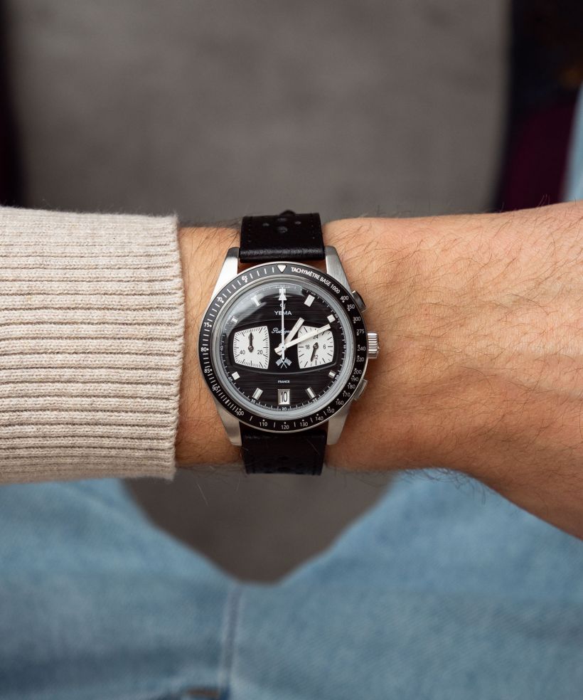 Годинник Чоловічий Yema Rallygraf Meca-Quartz II Reverse Panda