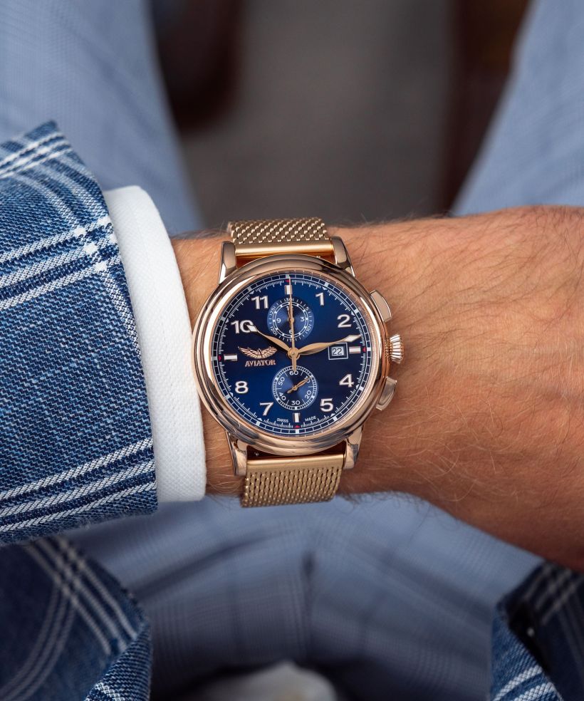 Годинник Чоловічий Aviator Douglas DC-3 Chronograph Limited Edition