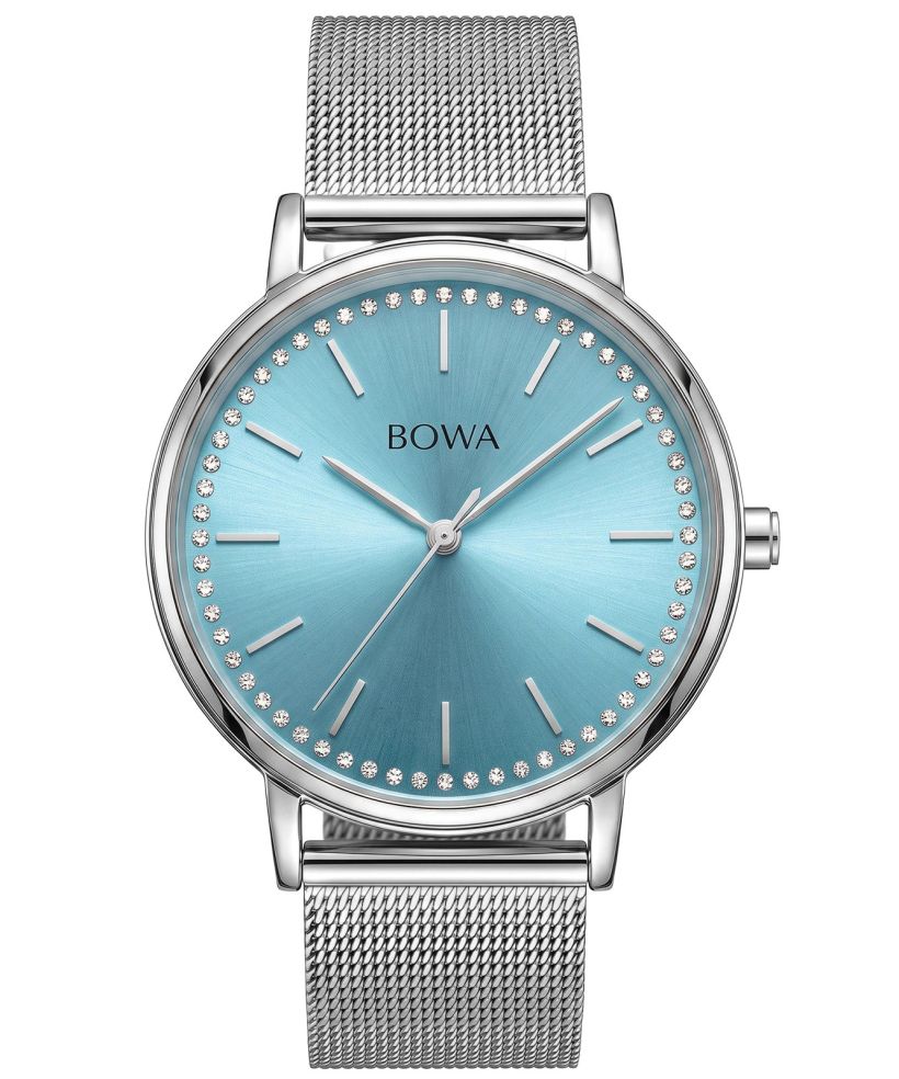 Годинник Жіночий BOWA Rio Ice-Blue Silver Mesh 38