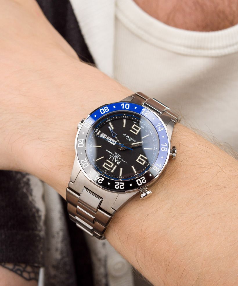 Годинник Чоловічий Ball Roadmaster Marine Chronometer GMT Limited Edition