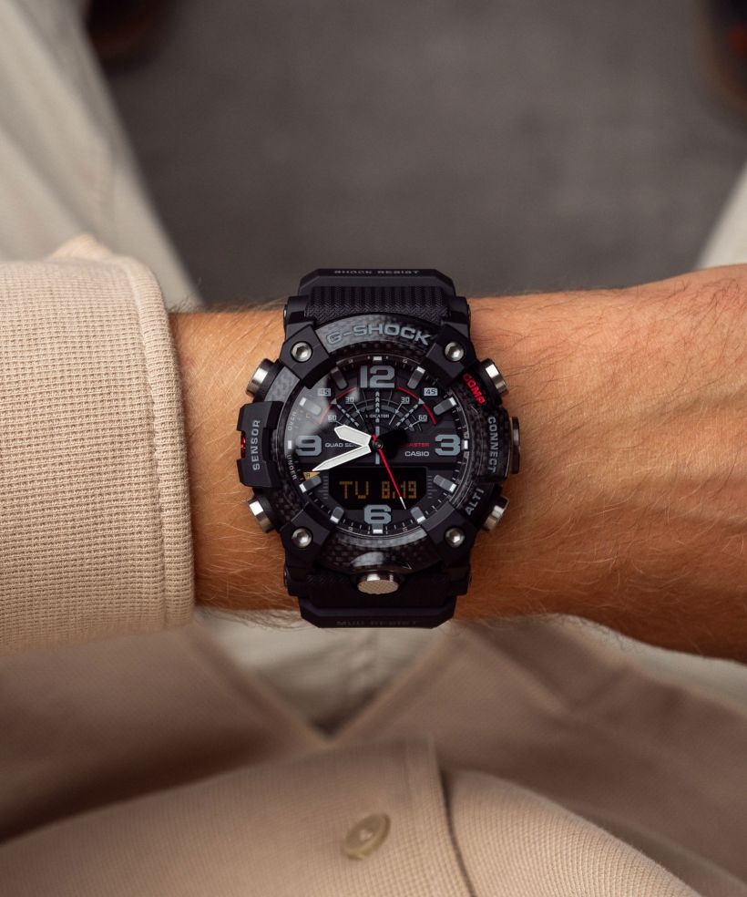 Годинник Чоловічий Casio G-Shock Master of G Mudmaster Carbon Core Guard Quad Sensor Bluetooth Sync