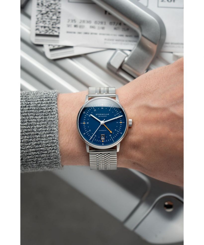 Годинник Чоловічий Sternglas Naos Pro GMT Automatik