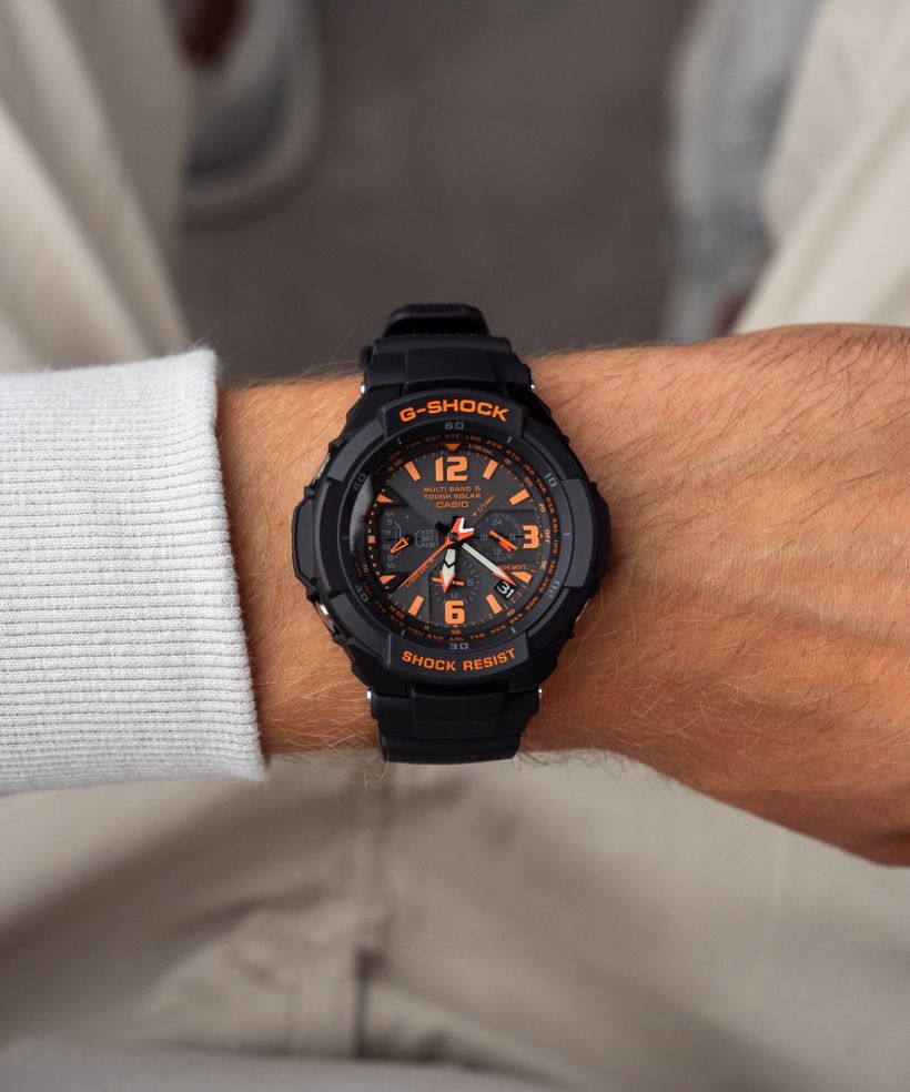 Годинник Чоловічий G-SHOCK Casio Chronograph Waveceptor/Gravity Defier