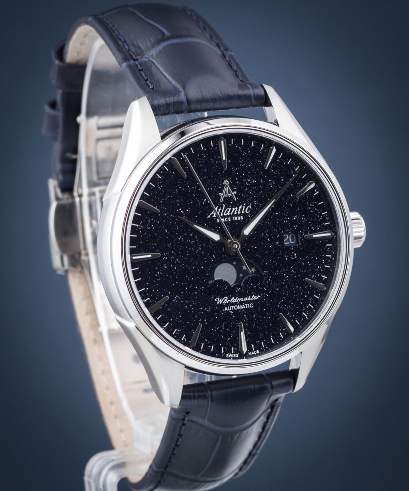 Годинник Чоловічий Atlantic Worldmaster Nightsky Moonphase Automatic
