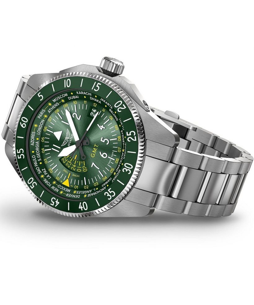 Годинник Чоловічий Aviator Airacobra GMT