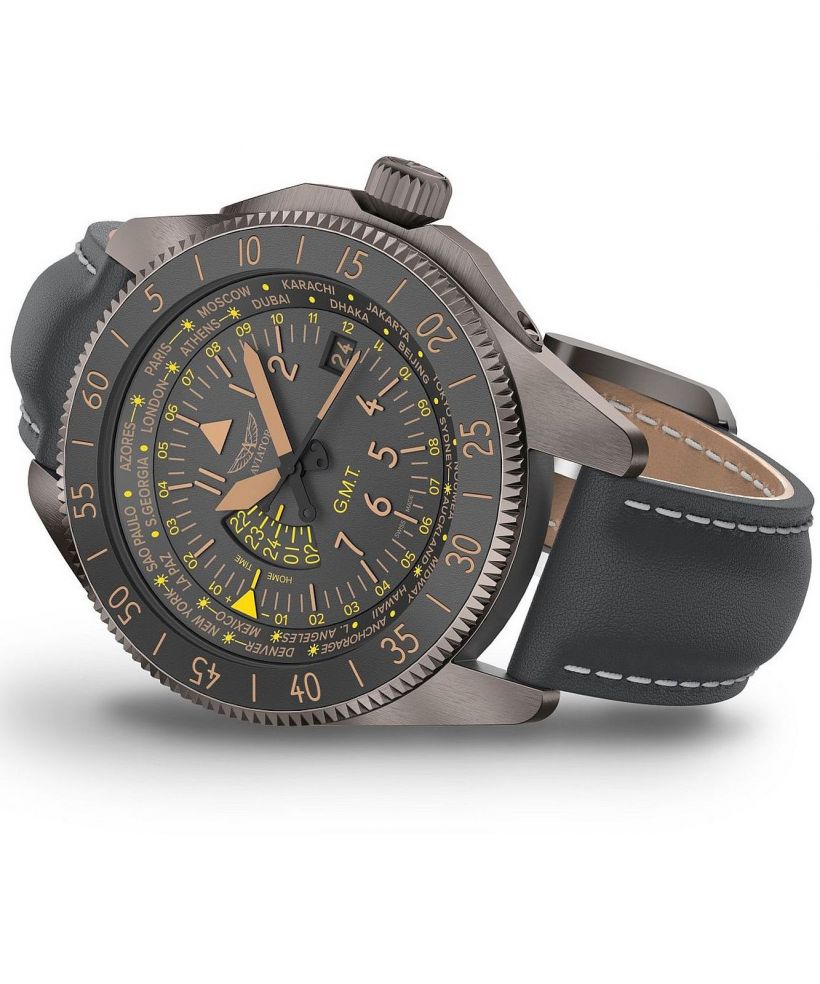 Годинник Чоловічий Aviator Airacobra GMT