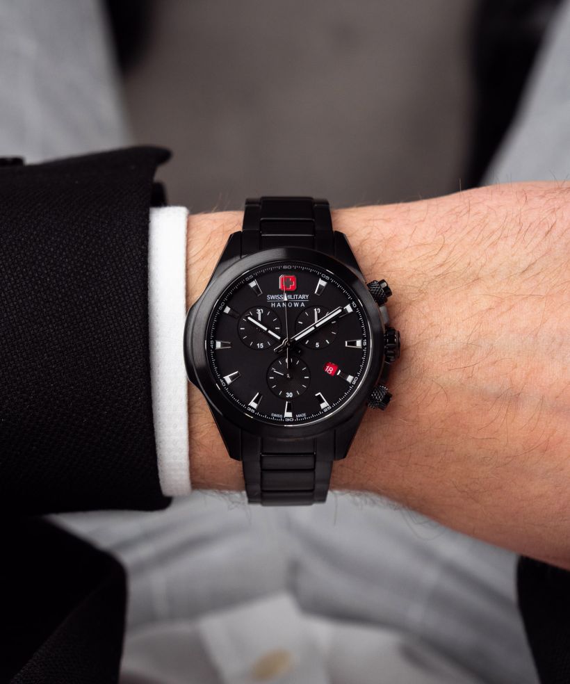 Годинник Чоловічий Swiss Military Hanowa Chiroptera Night Vision Chronograph