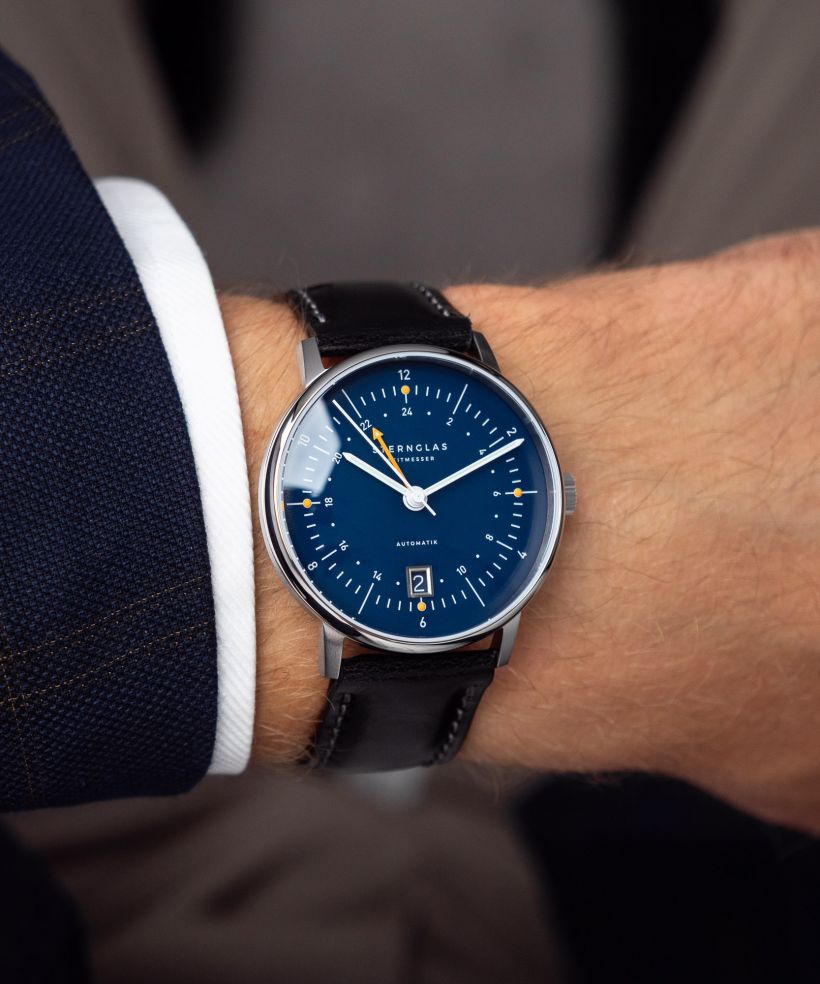 Годинник Чоловічий Sternglas Naos Pro GMT Automatik