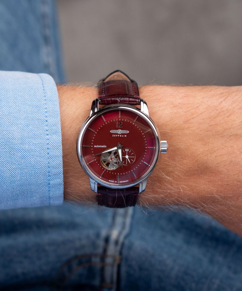Годинник Чоловічий Zeppelin LZ120 Open Heart Automatic