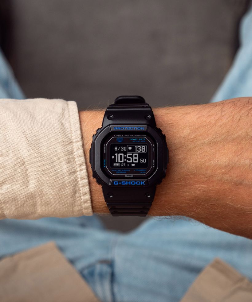 Годинник Чоловічий Casio G-Shock G-Squad Square Move Bluetooth Solar