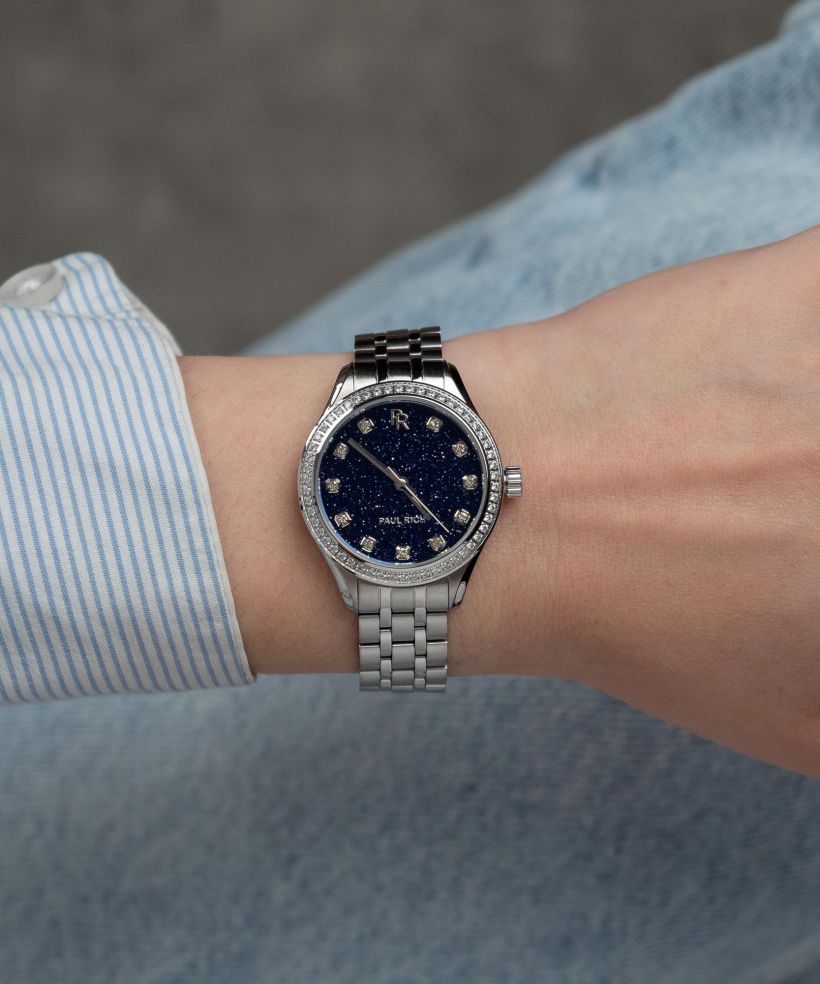 Годинник Жіночий Paul Rich Crystelle Silver Blue Aventurine