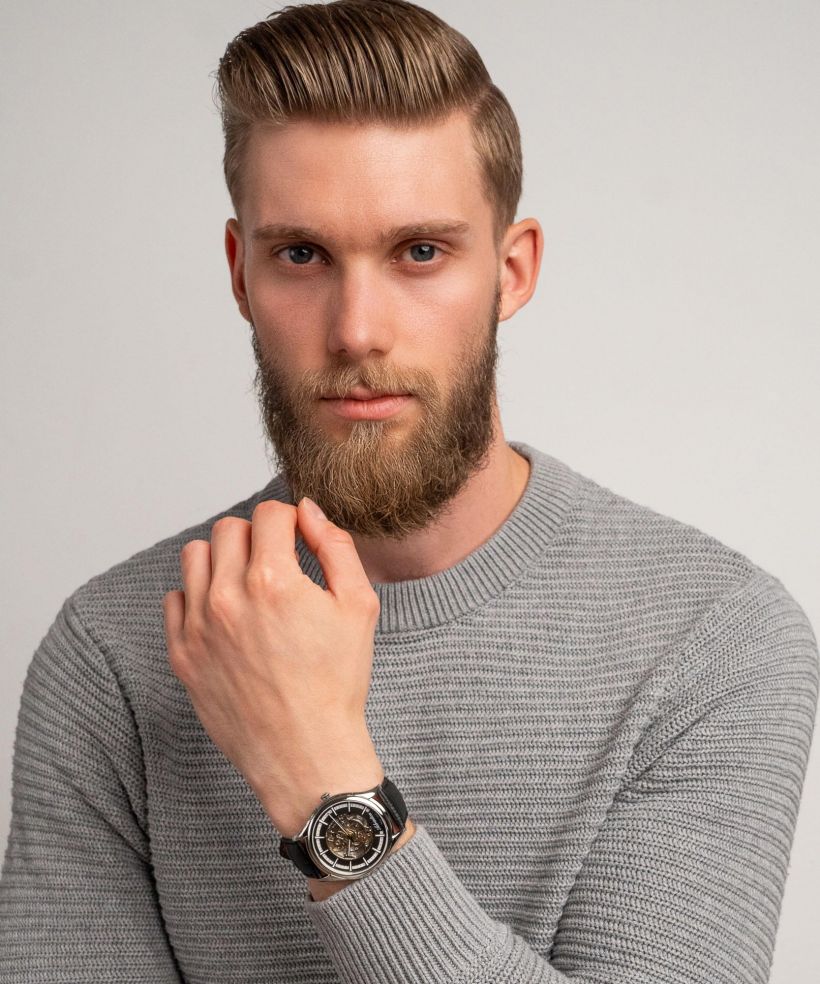 Годинник Чоловічий Adriatica Automatic Skeleton SET