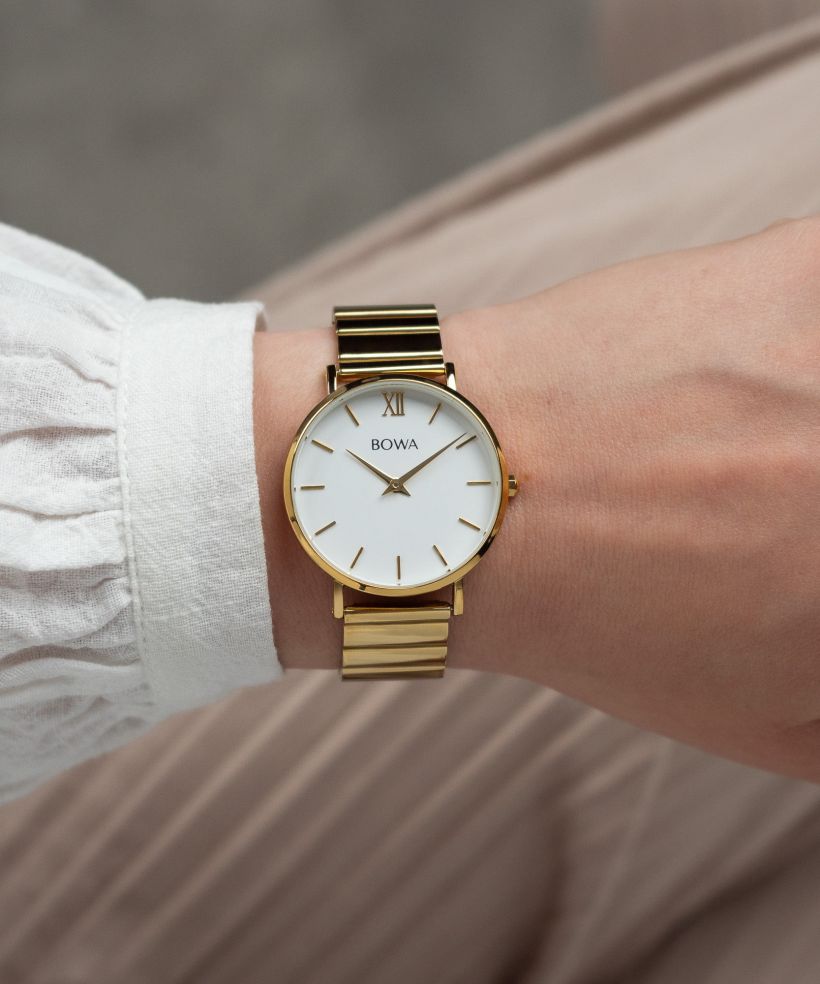 Годинник Жіночий BOWA London White-Gold Steel 33