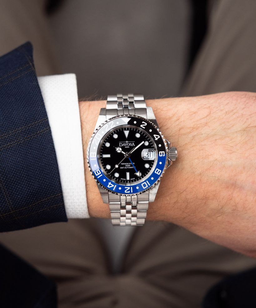Годинник Чоловічий Davosa Ternos Automatic Ceramic GMT