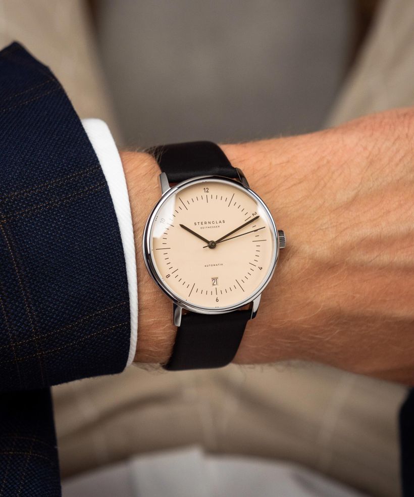 Годинник Чоловічий Sternglas Naos Sand Brown Automatic