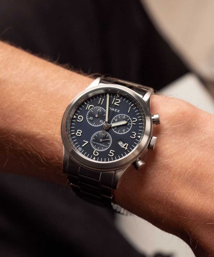 Годинник Чоловічий Timex Waterbury Traditional Fly Back Chronograph