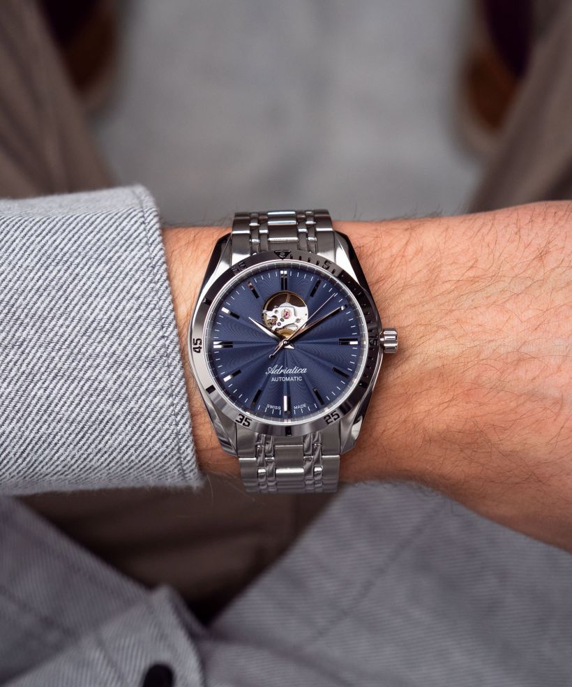 Годинник Чоловічий Adriatica Open Heart Automatic
