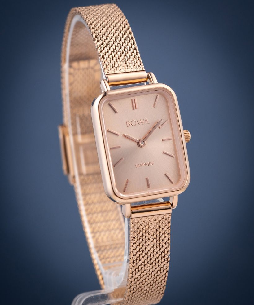Годинник Жіночий BOWA Dubai Full Rose-Gold Mesh 20