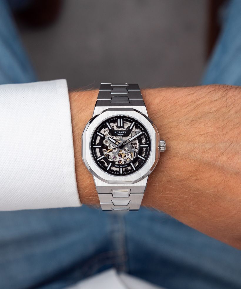 Годинник Чоловічий Rotary Regent Automatic Skeleton