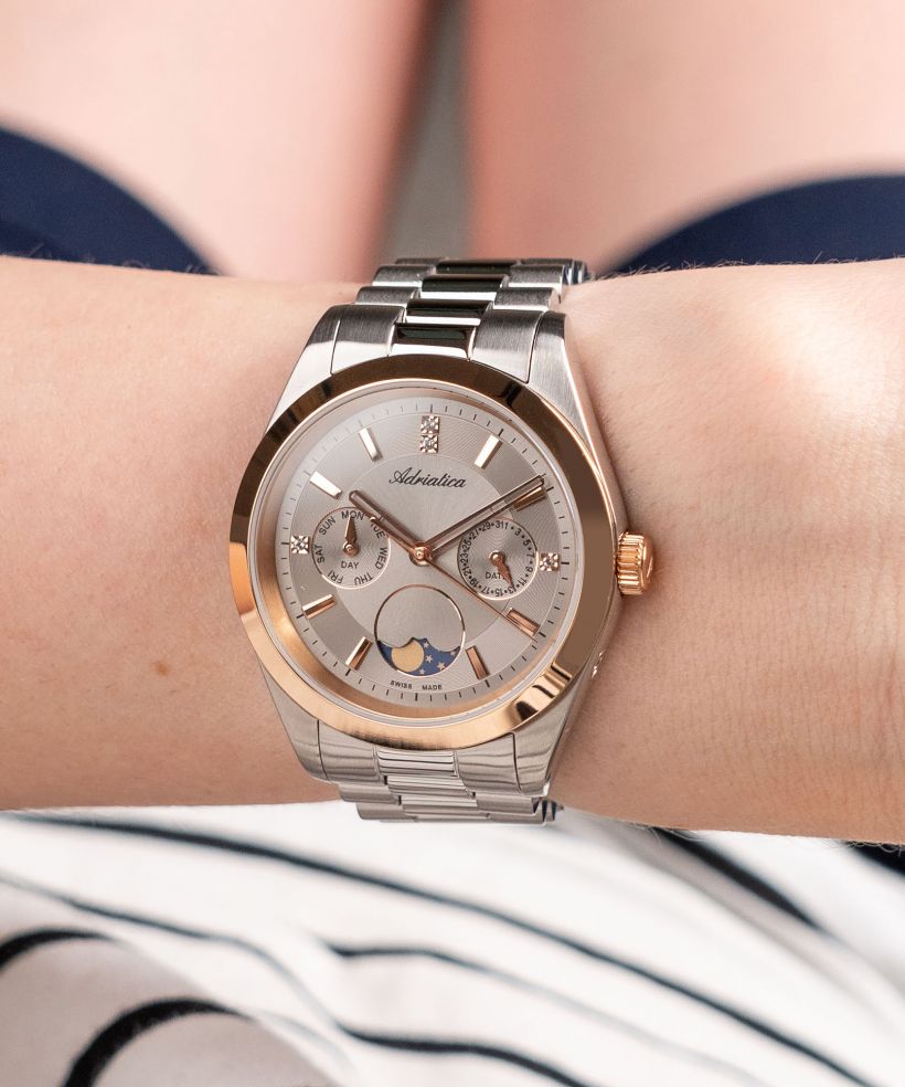 Годинник Жіночий Adriatica Moonphase