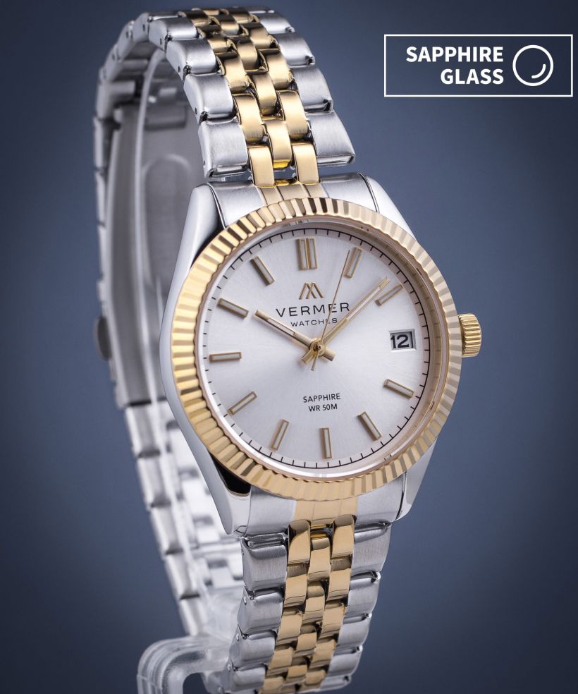 Годинник Жіночий VERMER Ionian Lady Silver Silver-Gold Steel