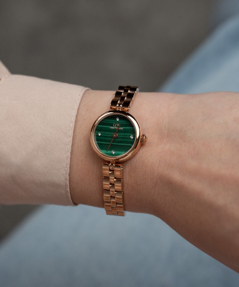 Годинник Жіночий Daniel Wellington Elan Lumine Malachite Rose Gold 22