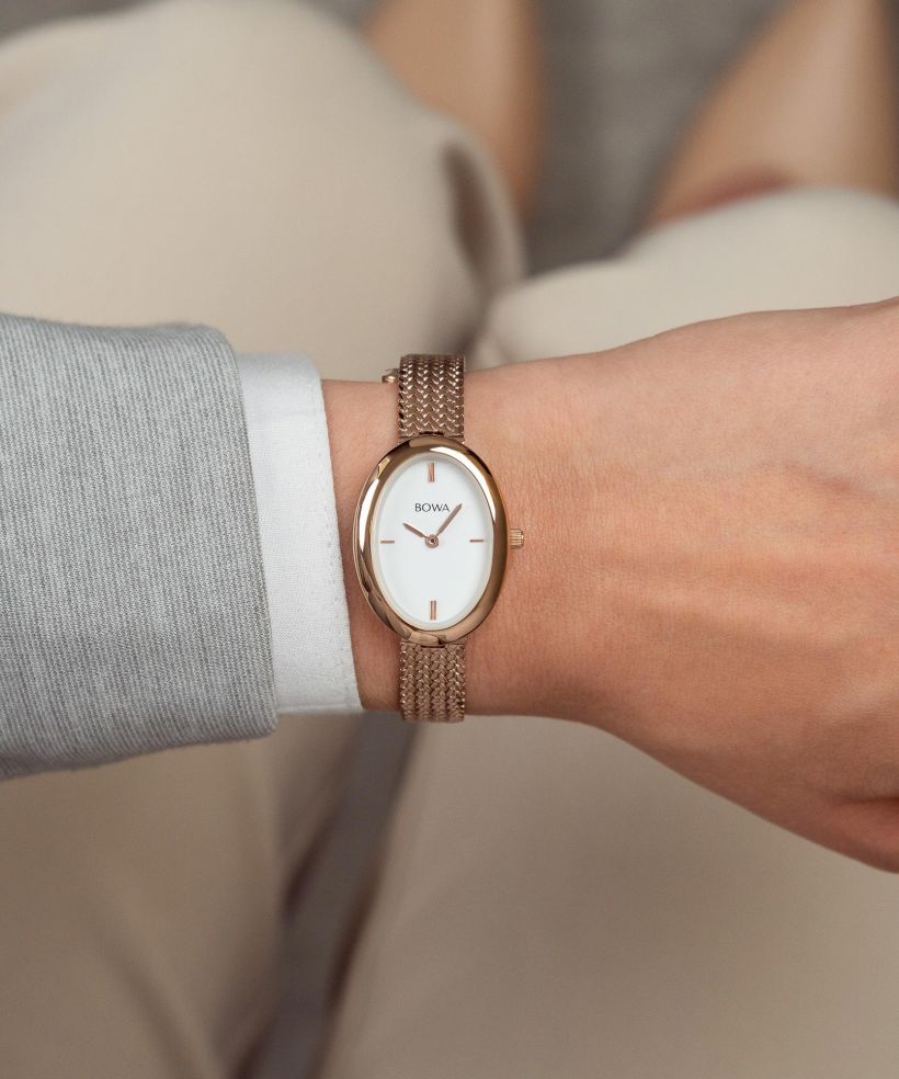Годинник Жіночий BOWA Oslo White Rose-Gold Mesh 23